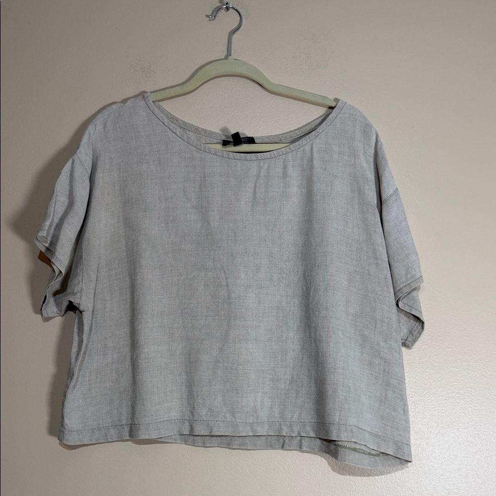 Gene Ewing vintage Boxy Light Gray Short-Sleeve Tee